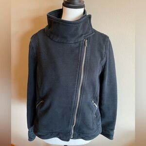 Gap moto zip up sweatshirt.